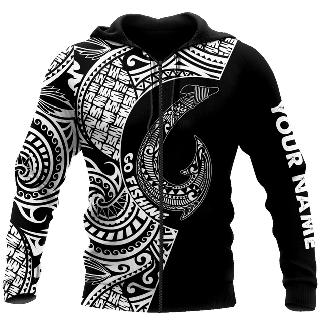 Amazing Polynesian Go Fishing Personalized Unisex Deluxe Hoodie ML