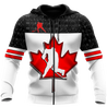 3D All Over Printed Hockey Canada Unisex Shirts Custom Name Custom number  XT