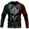 Aztec Warrior 3D All Over Printed Hoodie