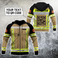 Customize QR Code Firefighter Hoodie For Men And Women MH17022101