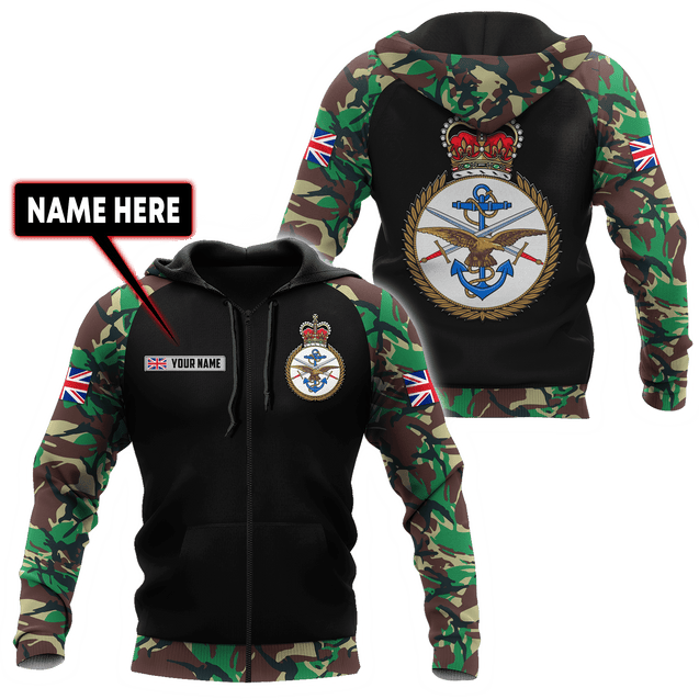 Custom Name XT British Armed Forces 3D Printed Shirts Pi25052104