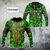 Customize Name Clover Cross Patrick's Day Hoodie For Men And Women MH02022103