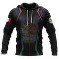 Persionalized Mexico 3D All Over Printed Hoodie