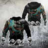 Premium Unisex Hoodie Japanese Octopus Irezumi Style ML