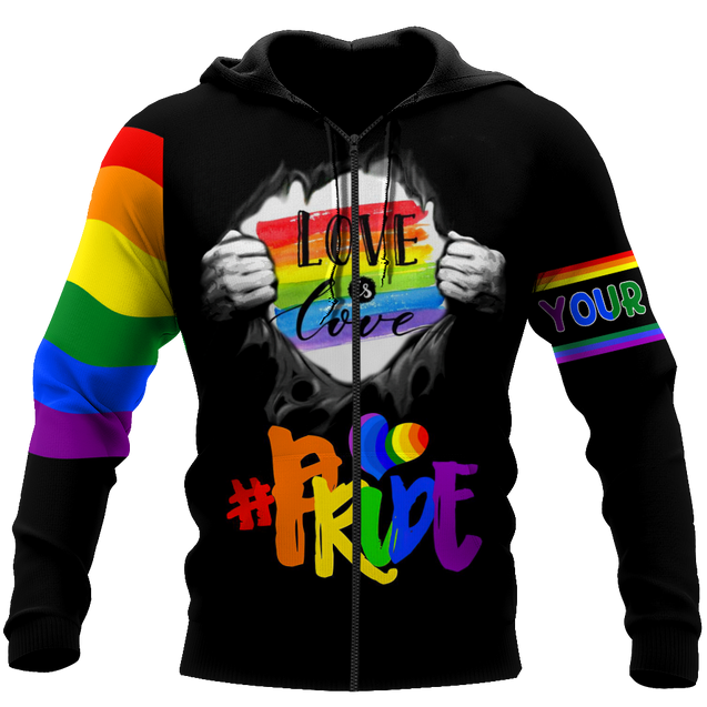 Customize Name LGBT Pride Hoodie For Men And Women SN07052101