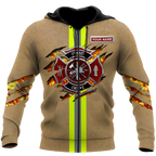 Customize Name Firefighter Hoodie Shirts For Men And Women