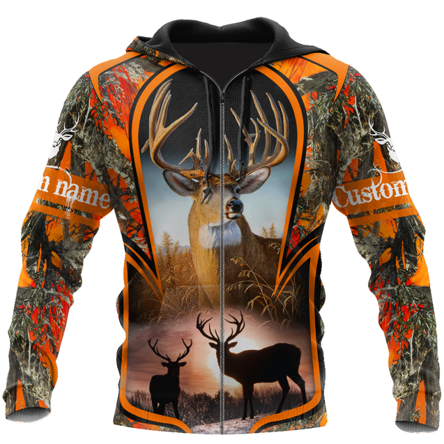 Premium Hunting for Hunter Customize name 3D Printed Unisex Shirts