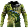 Custom name Bass Master Fishing camo 3D print shirts