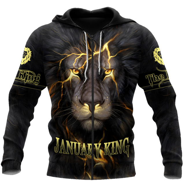 January Lion 3D All Over Printed Unisex Shirts Pi21012113