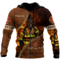 Customize Name Firefighter Hoodie For Men And Women MH06022102