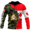 Personalized Name XT Canadian Veteran 3D All Over Printed Clothes NTN17032102