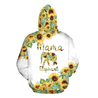 Mama Elephant Sunflower - Mother's Day Gift 3D Unisex Shirt