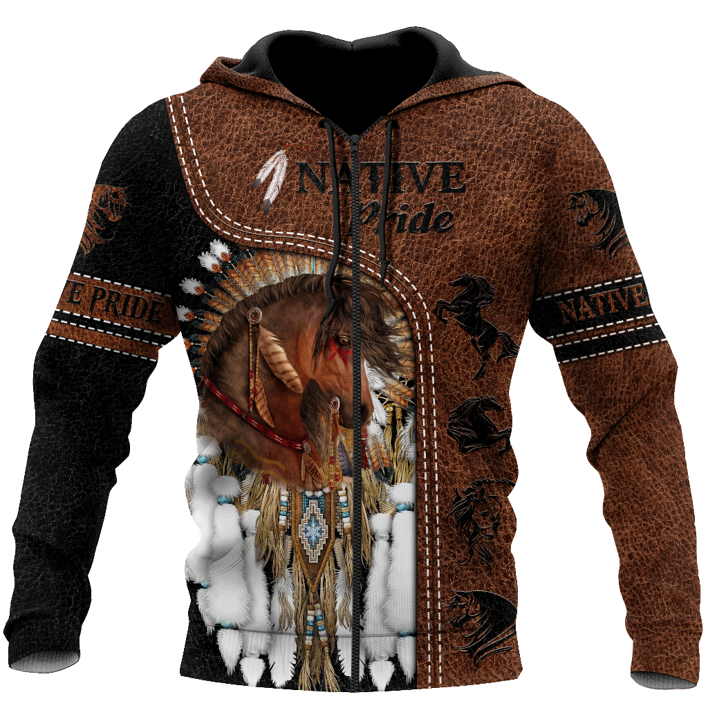 Horse Native American 3D All Over Printed Unisex Shirts