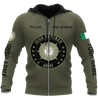 Irish Army 3D Hoodie Shirt For Men And Women