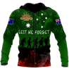 Premium Anzac Day Lest We Forget 3D Printed Unisex Shirts TN