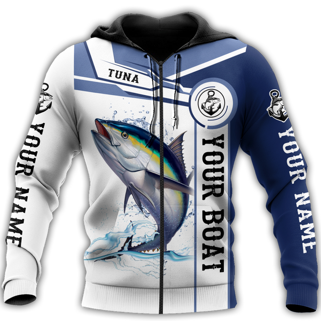 Custom name Tuna fishing Catch and Release 3D Design print shirts