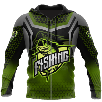 Bass master fishing stainless steel 3d print shirts