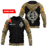 Custom Name XT Scottish Army Veteran 3D Printed Shirts Pi13042105