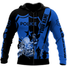 Customize Name Police 3D All Over Printed Unisex Shirts Thin Blue Line