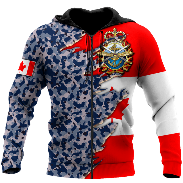 Canadian Navy Veteran  3D All Over Printed Shirts  MH10032106