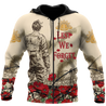 Premium Unisex Hoodie Poppy Flower Lest We Forget Anzac Day ML