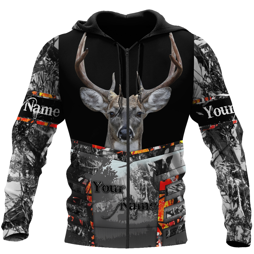 Persionalized Name - Deer Hunting Camo 3D All Over Printed Unisex Shirts