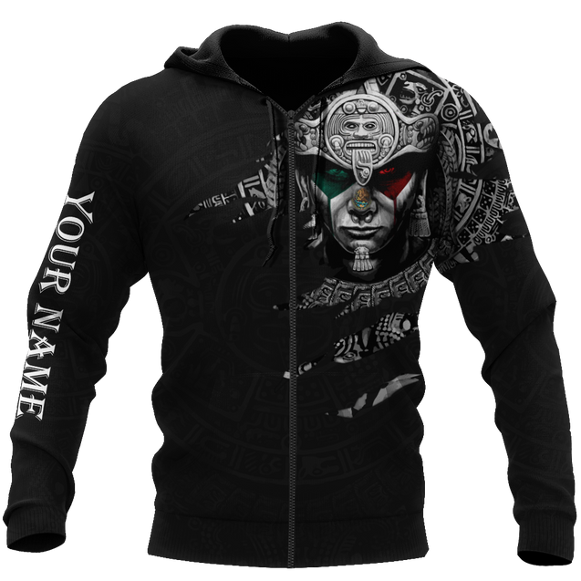 Personalized Name Aztec Mexico 3D All Over Printed Hoodie