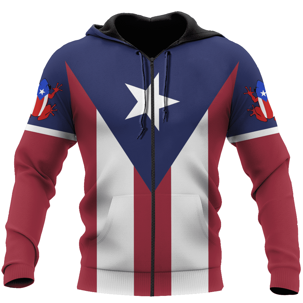 Customize Name Puerto Rico 3D All Over Printed Unisex Shirts