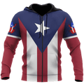 Customize Name Puerto Rico 3D All Over Printed Unisex Shirts