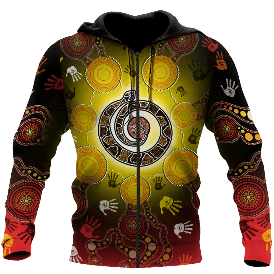 Aboriginal Australia Snake Indigenous 3D printed shirts