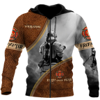 Customize Name Silent Warrior Firefighter Hoodie For Men And Women MH06022101