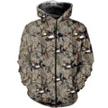 3D All Over Printed Hunting Duck Shirts-Apparel-HP Arts-ZIPPED HOODIE-S-Vibe Cosy™
