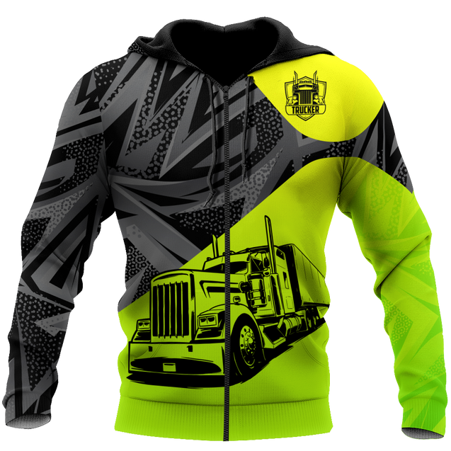 Premium Neon 3D Printed Trucker Shirts MEI