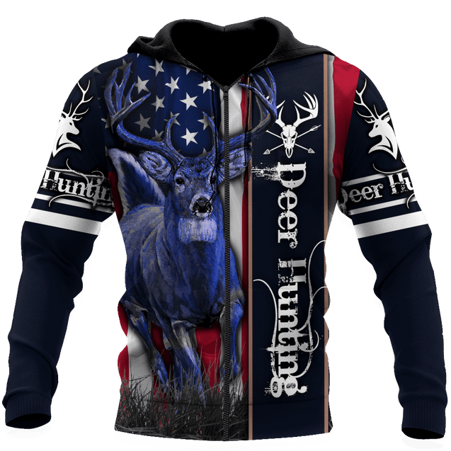 American Deer Hunting 3D All Over Printed Unisex Shirts