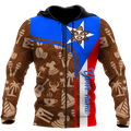 Customize Name Puerto Rico Symbol Hoodie For Men And Women MH06022104