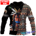 Customized Name Native American 3D All Over Printed Unisex Shirts