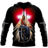 Premium Unisex Hoodie 3D All Over Printed Easter Day Christian Jesus No31 ML