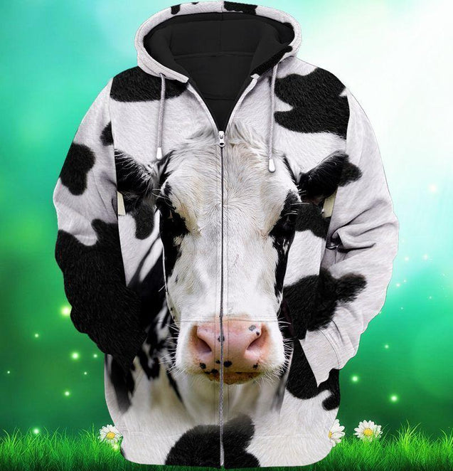 Premium Farmer Cow 3D All Over Printed Unisex Shirts