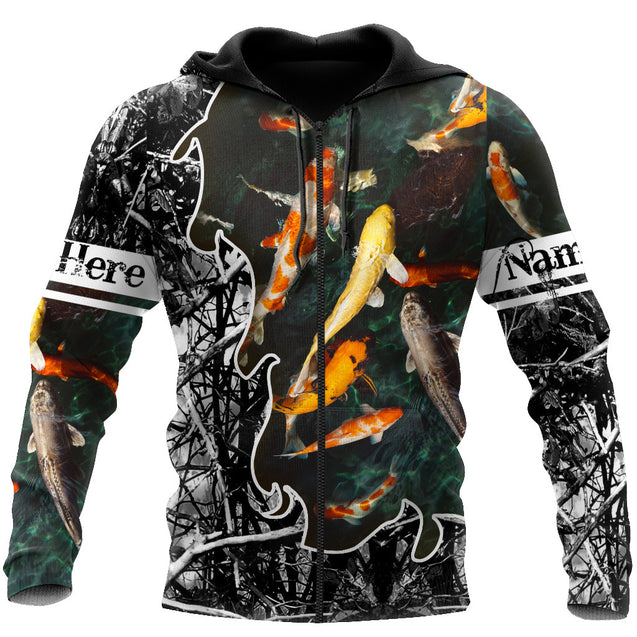 Personalized Name XT Beautiful Koi 3D All Over Printed Shirts TNA01032101