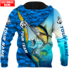 Custom name Tuna fishing Team Billfish 3D Design Printed Shirts