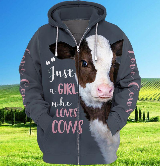 Premium Farmer Cow 3D All Over Printed Unisex Shirts