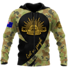 Anzac Day Lest We Forget Australian Army Camo 3D Printed Unisex Shirts TN