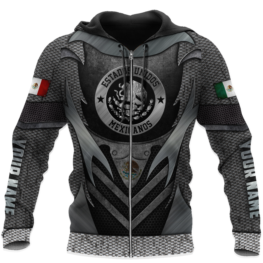 Personalized Mexico 3D All Over Printed Hoodie