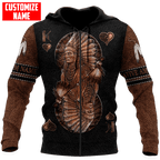 Customized name Native American 3D All Over Printed Unisex Shirts