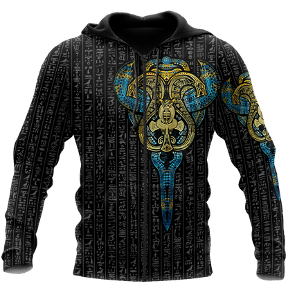 Egyptian Gods Ancient Uraeus Tattoo unisex 3d print shirts