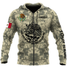 Personalized Mexican Army 3D All Over Printed Shirts