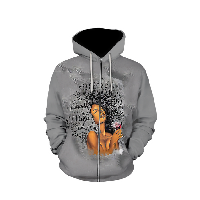 African Girl Lose My Mind And Find My Soul Unisex Deluxe Hoodie ML