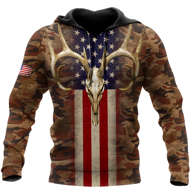 Hunting Season: Live Free Hunt Hard 3D All Over Printed Unisex Shirts