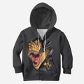 3D All Over Printed T-Rex Collage Shirts-Apparel-HP Arts-ZIPPED HOODIE-TODDLER 2T-Vibe Cosy™