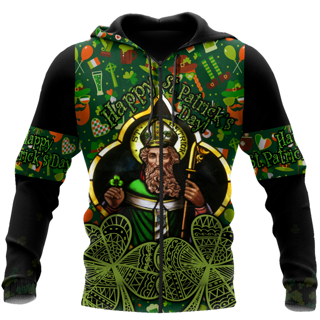 Customize Name Happy Patrick's Day Hoodie For Men And Women JJ02202102